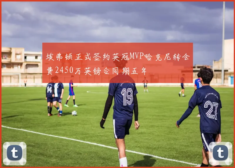 埃弗顿正式签约英冠MVP哈克尼转会费2450万英镑合同期五年